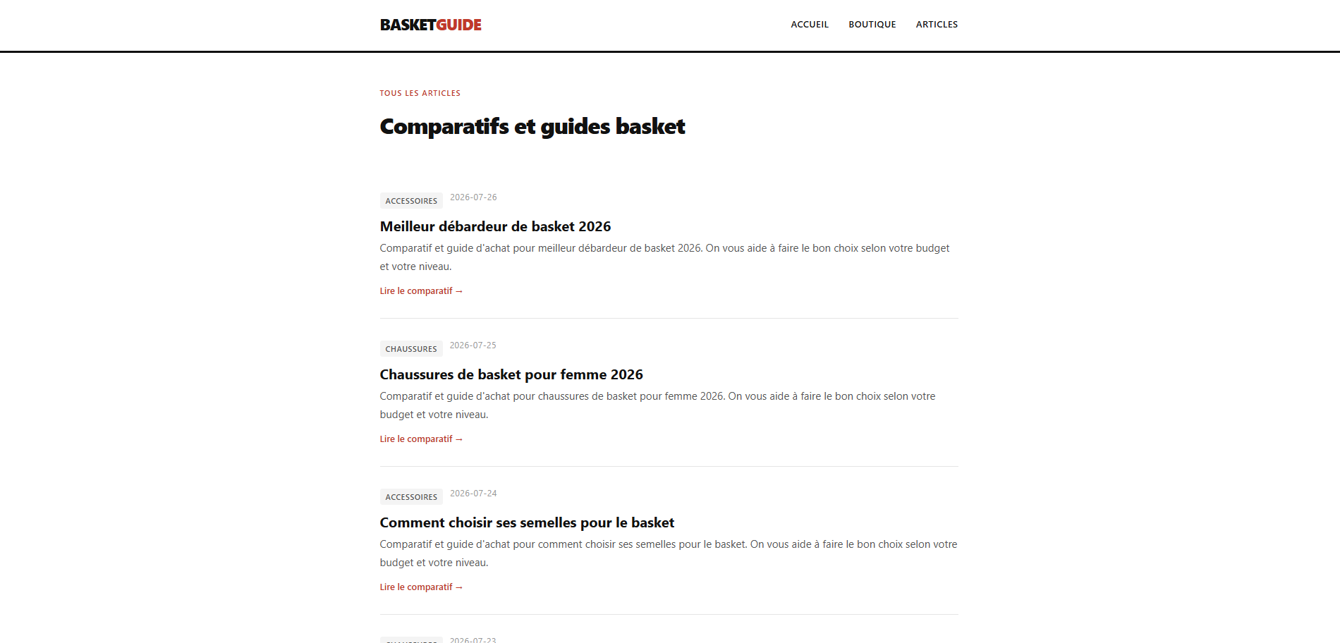 BasketGuide